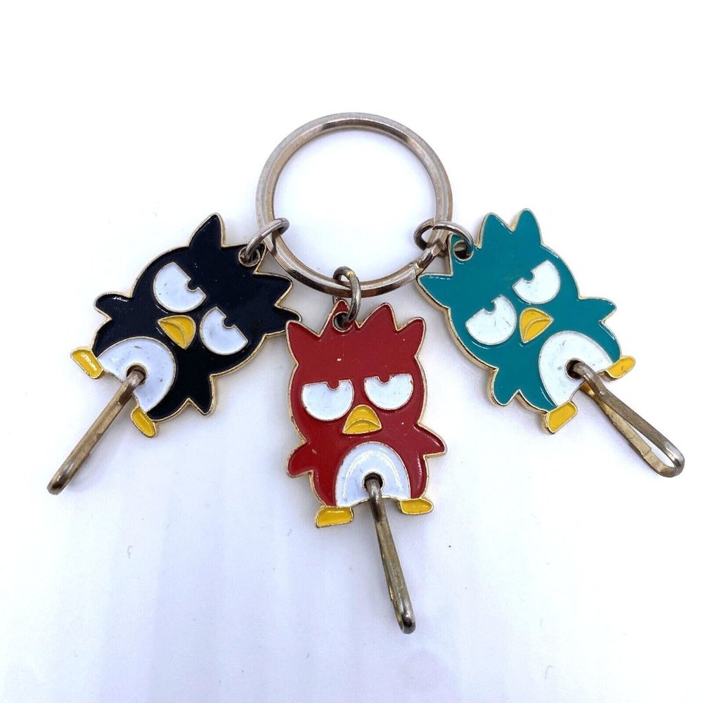 Vintage Angry Birds Sanrio Batz Maru 1993-96 Key Ring Charm
